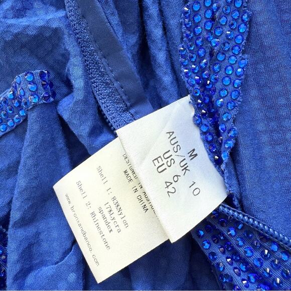 NWT!!! Bronx and Banco Margaux Diamante Gown size 6 US Authentic - Picture 10 of 13